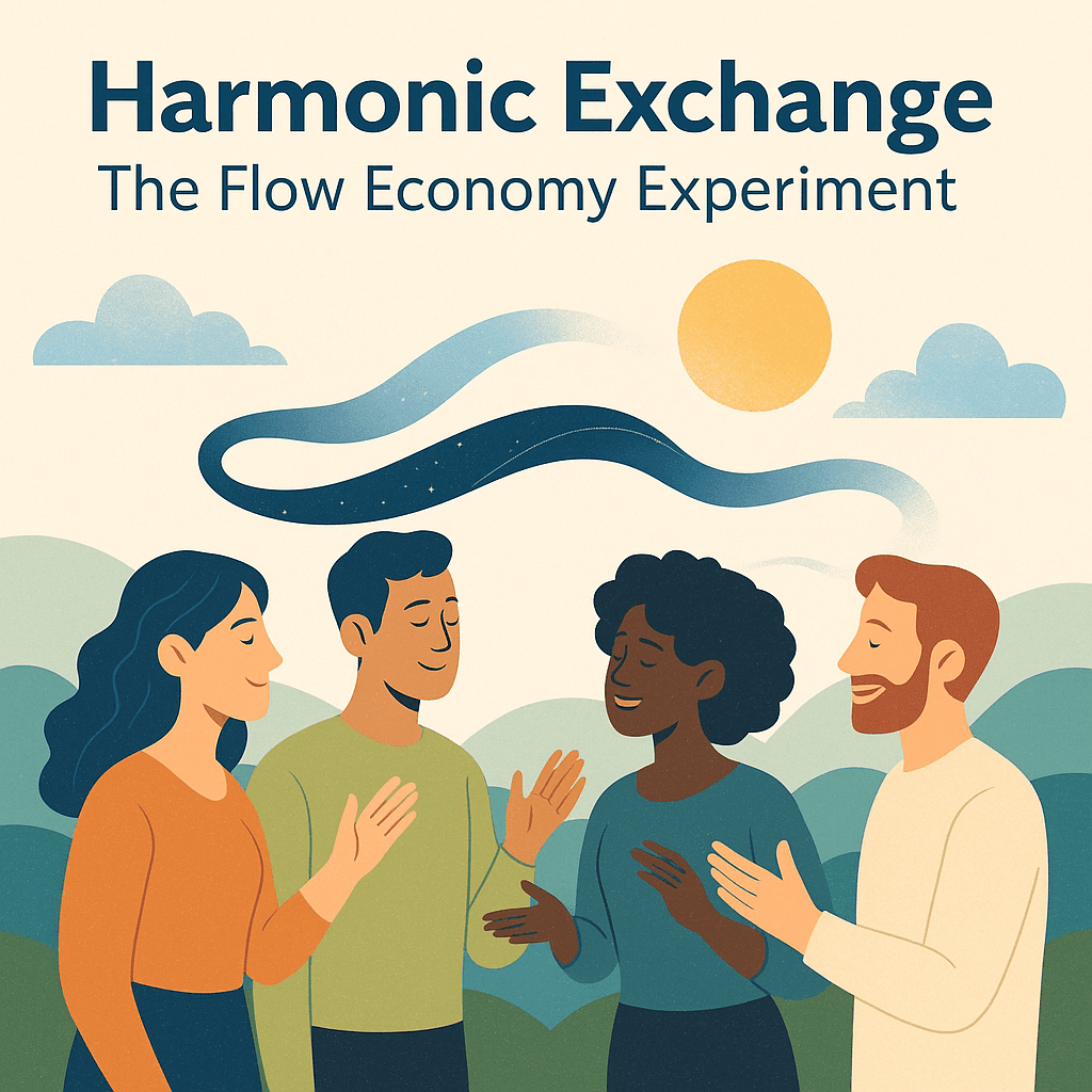 People connecting in harmony